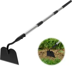 Gartenhacke mit Stiel, Robuste Hacke Garten zum Unkraut, Langer Griff, 166 cm Ve