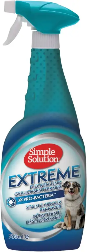 Simple Solution Extreme Hunde Flecken und Geruchsentferner 750 ml