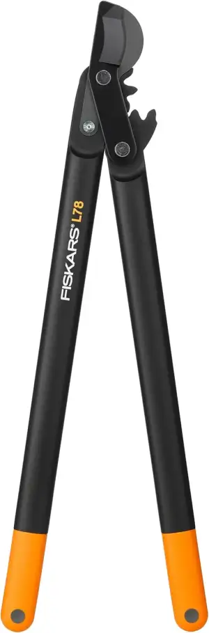 Fiskars PowerGear II Bypass-Getriebeastschere für frisches Holz, Antihaftbeschic