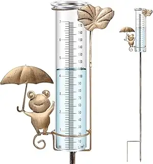 Regenmesser für Garten Gartendeko Regenmesser Frostsicher Geschenk für Gartenlie