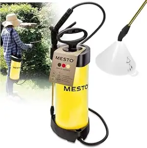 Mesto FLORI M Drucksprühgerät 5L SET inkl. Spritzschirm rund | Drucksprüher 3 Bar | Sprühflasche für