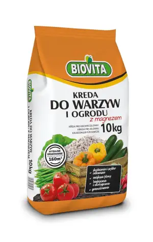 BIOVITA Gartenkalk für Gemüse mit Magnesiumzusatz 10 KG – idealer pH-Regulator f