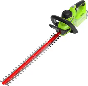 Greenworks G40HT61 Akku Heckenschere, 61 cm Doppelklingen, schneidet bis zu 27 m