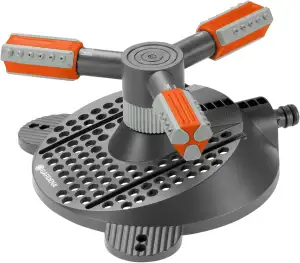 Gardena Comfort Kreisregner Mambo Rasensprenger für gleichmäßige Bewässerung dur