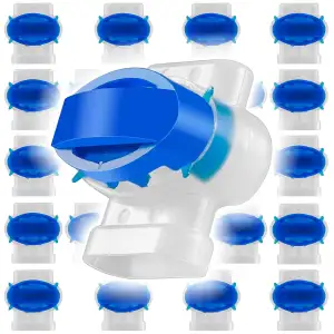 LEBEXY Kabelverbinder 20 Stück für Mähroboter, Wasserdicht Anschlussklemmen Kabe