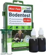 pH-Bodentest zur Ermittlung des Kalkbedarfs – pH Bodentester für bis zu 30 Anwendungen – schnelle Ergebnisse, einfache Anwendung