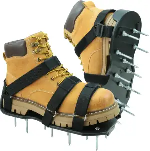 Rasenlüfter Schuhe, Nagelschuhe Vertikutierer Ausgleichsmasse mit Doppelter Stra