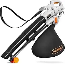VonHaus Laubbläser 3000W, 3-in-1 Elektrischer Laubsauger mit Kabel für Garten, T
