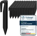 200er-Set Erdnägel für Mähroboter Begrenzungskabel, HAUSPROFI Erdhaken Erdspieße Erdanker zur Befestigung von Begrenzungsdraht Bodenanker Kompatibel für Bosch, Gardena, Husqvarna, Worx, Yard Force