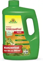 Neudorff Finalsan UnkrautFrei Plus Konzentrat 2 Liter, kraftvoller Unkrautvernichter, der bis in die Wurzel wirkt. Schnell wirkender Unkraut Entferner