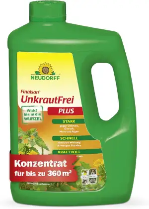 Neudorff Finalsan UnkrautFrei Plus Konzentrat 2 Liter, kraftvoller Unkrautvernic