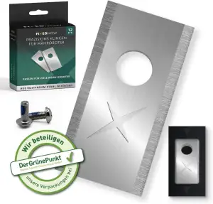 Mähroboter Ersatzmesser Set [12st] Kompatibel mit Worx Landroid und Kress Modelle Rasenmäher Ultrascharfe, Ersatzklingen Messerset, Ersatzteile für Automower, Messerklingen, Rostfreiem Stahl