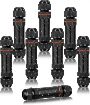 8ST Kabelverbinder Wasserdicht IP68 Kabelmuffe 3 Polig Verbindungsmuffe für Ø5-1