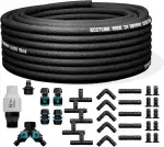 ecotube HOME Perlschlauch 50 m – Wassersparendes Bewässerungssystem für Garten, Hochbeet & Hecke – Tropfschlauch Set inkl. Anschlüsse