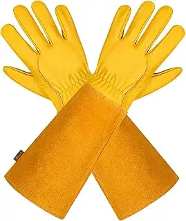 Gartenhandschuhe Rosenhandschuhe Dornenfest für-Damen und Herren Atmungsaktive L