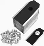 Titan Messer Klingen Set, 30 Stück Universal Mähroboter Ersatzmesser Ersatzklingen + 30 Schrauben für alle Husqvarna Automower Gardena Mähroboter, Rasenroboter Messerset (3g - 0,75mm), in Schwarz