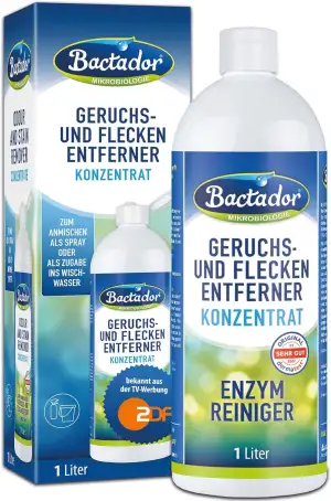 Bactador Enzymreiniger Konzentrat 1L - Geruchsentferner & Fleckenentferner - Mik
