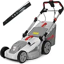 IKRA Elektro Rasenmäher IERM 2043 T, 2000W, Schnitthöhe 30-75mm, Schnittbreite 43cm, inkl. Ersatzmes