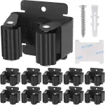 Hejo 10 Stück Gerätehalter, Besenhalterung Wand, Besenhalter Wand, Gartengerätehalter, Edelstahl ...