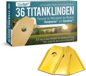 36x Mähroboter Ersatzmesser Klingen für alle Husqvarna® Automower® / Gardena® Mä