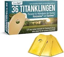 36x Mähroboter Ersatzmesser Klingen für alle Husqvarna® Automower® / Gardena® Mähroboter - Rasenr...
