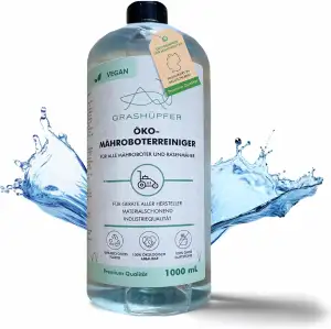 GRASHÜPFER® Öko Mähroboter Reiniger I 1000 ml Konzentrat I Öko Reiniger für Mähr