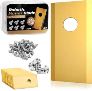30er Set Mähroboter Klingen für Worx Landroid, Hochwertige Ersatzmesser für Rase