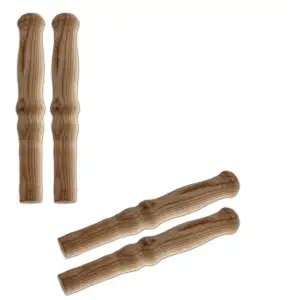 BigDean 4X Schubkarren Universal Holzgriffe Karrengriff Schiebkarre Schubkarreng