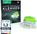 Kabelverbinder für Mähroboter Begrenzungskabel - Verbindungsklemmen mit wasserdichter Gelfüllung - Kompatibel mit Markenherstellern wie Gardena, Husqvarna, Worx, Bosch - 20 Stück
