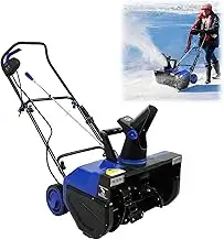 Schneefräse Elektrisch Elektro Schneefräse mit 2 LED Leuchten 7,6m Wurfreichweit