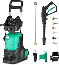 Amazon Basics Hochdruckreiniger mit Kabel, 2200 W, max. 145 bar, max Durchflussm