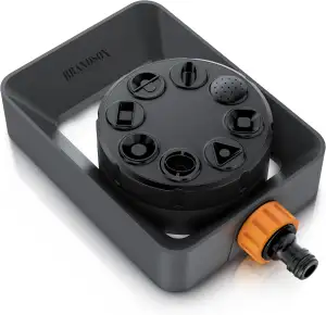 Brandson – Garten Rasensprenger - Viereckregner 3/4 Zoll - für große Flächen - 8