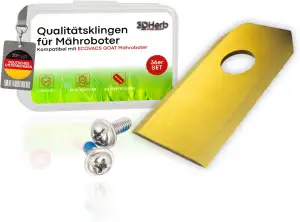 36 x Premium Titan Ersatzmesser + Schrauben mit Sicherung, Ersatzklingen kompati