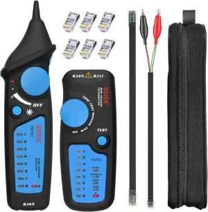 BSIDE Netzwerkkabeltester, FWT81 RJ11 RJ45 Leitungssucher Draht-Tracker Telefon 