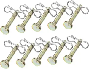 SEWACC 10 Stück Scherbolzen Ersatzset aus Metall für Schneefräsen Kompatibel mit