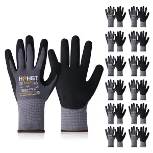 Arbeitshandschuhe - HPHST SF001TS Handschuhe 12 Paar Montagehandschuhe für Damen