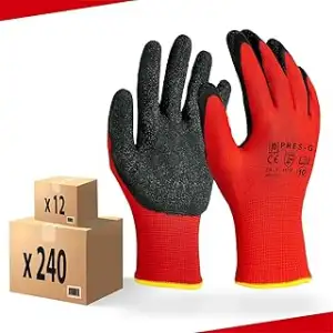 Arbeitshandschuhe Herren Größe 11-XXL (36 Paare) - Latex Handschuhe Arbeit - Abr