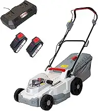 IKRA Akku Rasenmäher Mulchmäher ICM 2/2037 inkl. 2x Akku 20V 2,0Ah & Doppel-Schnellladegerät, Schnit