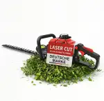 Benzin-Heckenschere mit Drehgriff und Anstoßschutz – 680 mm Schwertlänge, 620 mm Schnittlänge – 1...