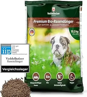 VERGLEICHSSIEGER 2021 Veddelholzer Bio Rasendünger 3 Monaten Langzeitwirkung hoh