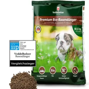 VERGLEICHSSIEGER 2021 Veddelholzer Bio Rasendünger 3 Monaten Langzeitwirkung hoh