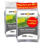 versando 30kg Rasenkalk & Gartenkalk bis 600m²: verdrängt Moos Unkraut Pilze fördert Boden & Wurz...