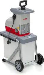 IKRA Elektro Gartenhäcksler Walzenhäcksler ILH 3200 A - leise robust wartungsarm, starke 3200 W, Aststärke bis 44mm