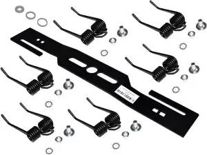 perfektGarten Vertikutier Messer Rasenmähermesser Moosentferner + 6 X gehärtet D