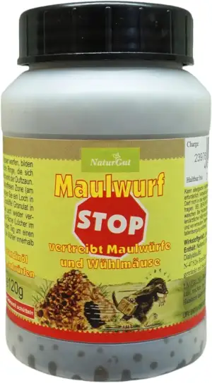 NaturGut Maulwurf- und Wühlmaus-Stop Granulat – Verstärkt mit Lavandinöl für eff