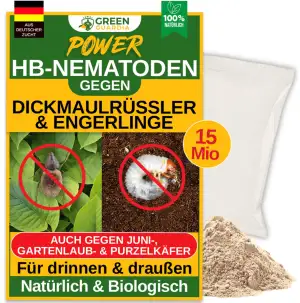 Power HB-Nematoden gegen Dickmaulrüssler & Engerlinge - 15 Mio. (30m²) -biologis