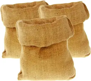 GARDENIX® Jutesack Universal 3 Stück (50 cm x 55 cm | 180g/m²), Naturfaser, 100%