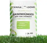TerraDomi Rasendünger Frühjahr & Sommer 24kg NPK 15-15-15 I Dünger mit Langzeitwirkung I verdräng...