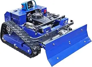 Mähroboter auf Raupenfahrwerk mit Fernsteuerung – mit Schneeschild – 4 x 4 Hybri