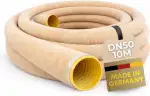 Drainagerohr DN50 10m mit Filtervlies – geschlitztes & perforiertes PVC Sickerrohr flexibel – verhindert Verstopfung und Verschlammung